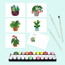 Load image into Gallery viewer, Schilderen op Nummer Ansichtkaarten - Planten
