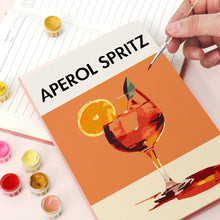 Afbeelding in Gallery-weergave laden, Schilderen op Nummer Notitieboek - Aperol Spritz
