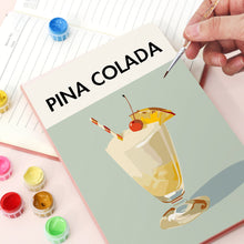 Afbeelding in Gallery-weergave laden, Schilderen op Nummer Notitieboek - Pina Colada
