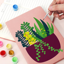 Afbeelding in Gallery-weergave laden, Schilderen op Nummer Notitieboek - Planten in Pot
