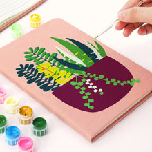 Afbeelding in Gallery-weergave laden, Schilderen op Nummer Notitieboek - Planten in Pot
