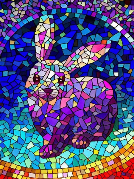 Stained Glass - Rabbit