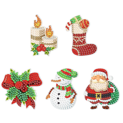 Diamond Painting Broches - Kerst