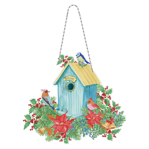 Diamond Painting - Vogelhuis met Vogels Muurhanger