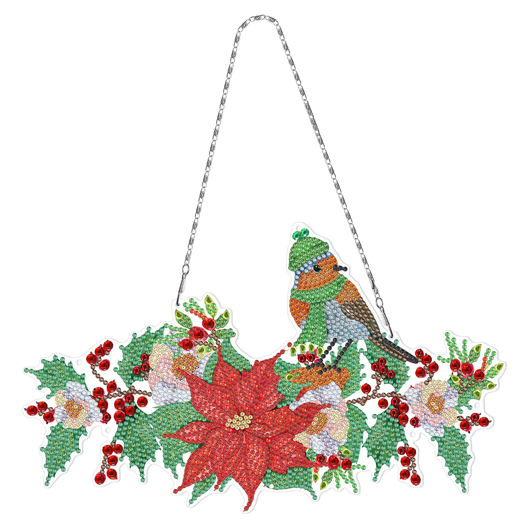 Diamond Painting - Winter Vogel Muurhanger