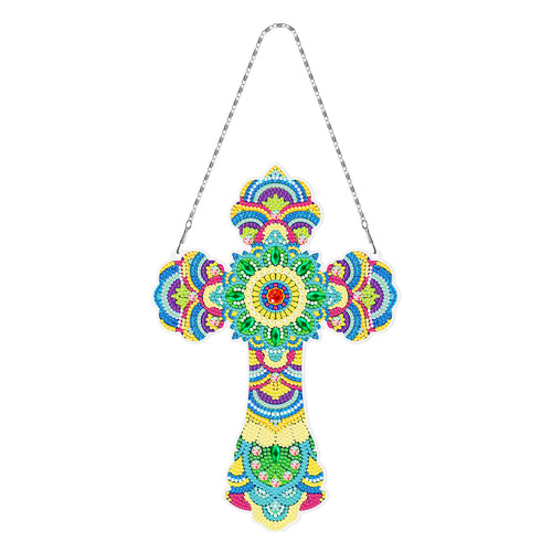 Diamond Painting - Groene Kruis Muurhanger