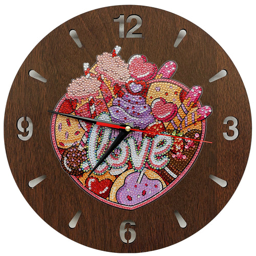 Diamond Painting Klok - Liefde