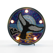 Afbeelding in Gallery-weergave laden, Diamond Painting Ronde Lampje - Walvis
