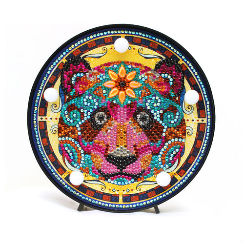 Diamond Painting Ronde Lampje - Beer