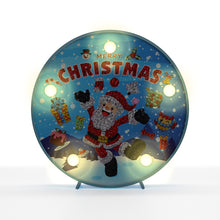 Load image into Gallery viewer, Diamond Painting Ronde Lampje - Merry Christmas
