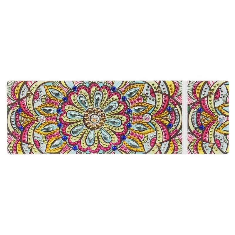 Diamond Painting Pennen Opbergdoosje - Grote Bloem Mandala