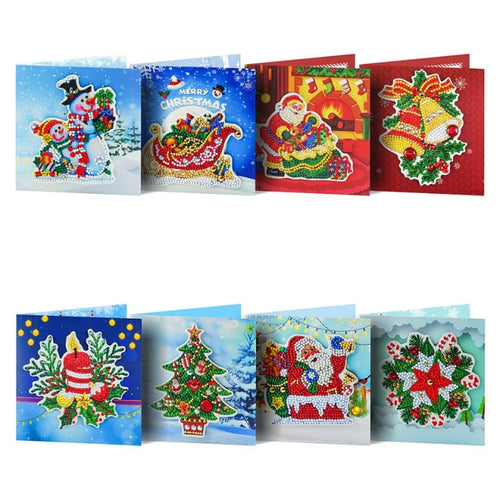Diamond Painting -Kerstkaarten - Diamond Paradijs