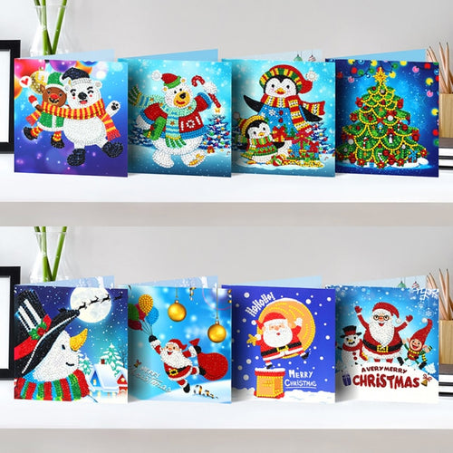 Diamond Painting - Kerstkaarten - Diamond Paradijs