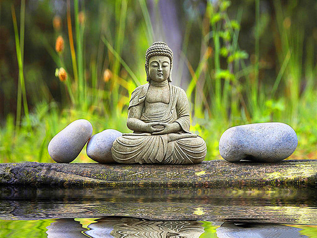 Diamond Painting - Boeddha bij het Water