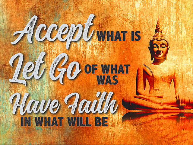 Diamond Painting - Boeddha met Tekst