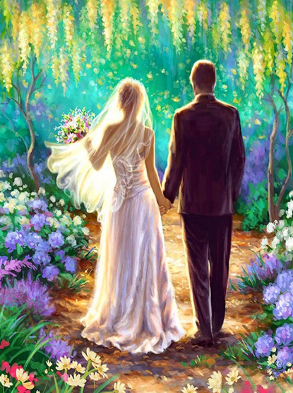 Diamond Painting - Bruidspaar