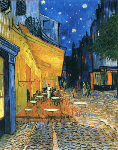Diamond Painting - Caféterras bij Nacht