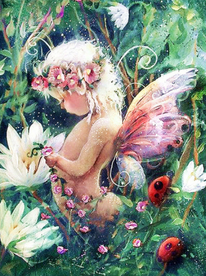 Diamond Painting - Elfje in de Natuur