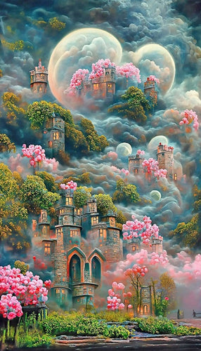 Diamond Painting - Fantasie Kasteel