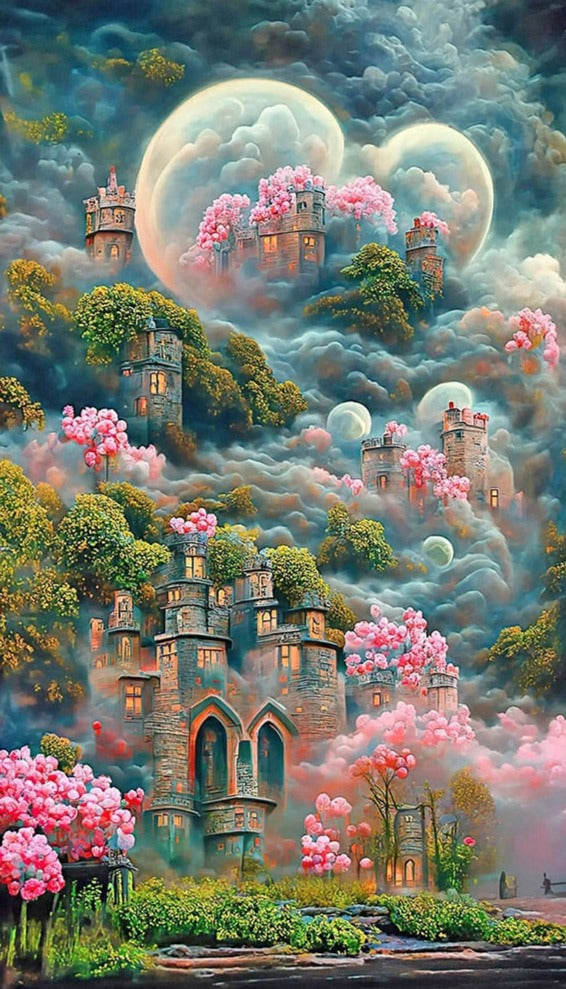 Diamond Painting - Fantasie Kasteel