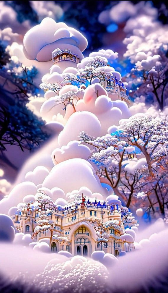 Diamond Painting - Fantasie Lucht Paradijs