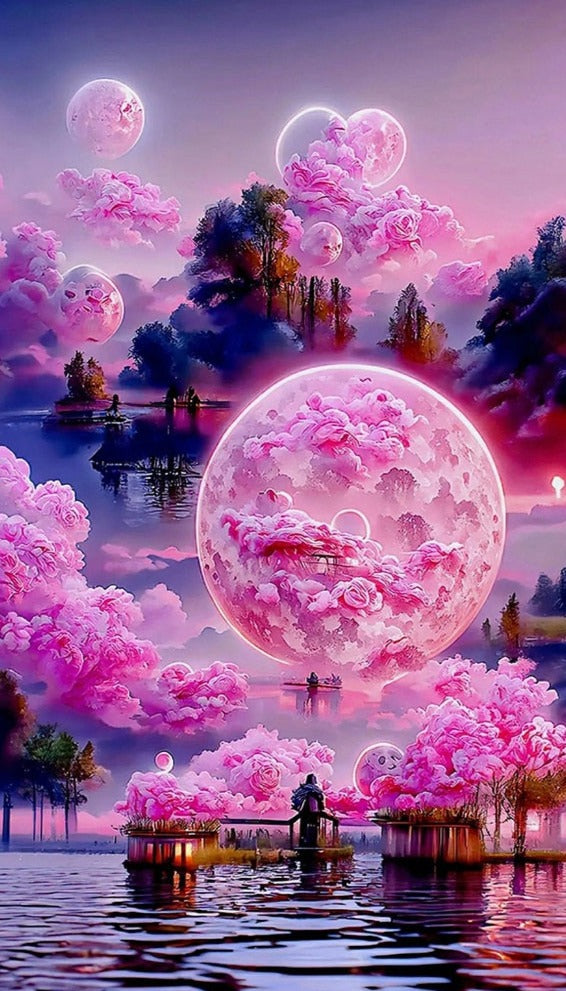 Diamond Painting - Fantasie Maan