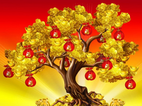 Diamond Painting - Geldboom