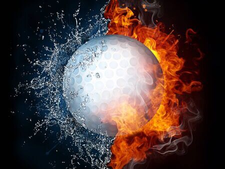 Diamond Painting - Golfbal - Diamond Paradijs