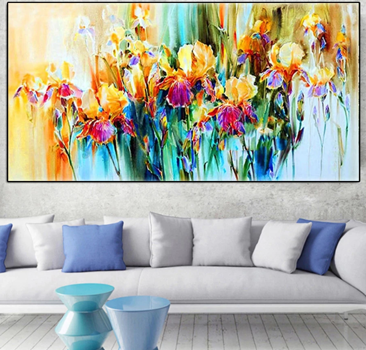 Diamond Painting - Groot Formaat - Bloemen - Diamond Paradijs