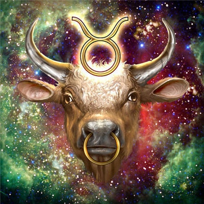 Diamond Painting - Horoscoop Stier - Diamond Paradijs