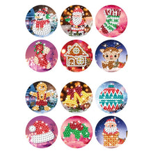 Load image into Gallery viewer, Diamond Painting - Kerst Stickers - Diamond Paradijs
