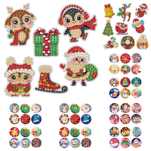 Diamond Painting - Kerst Stickers - Diamond Paradijs
