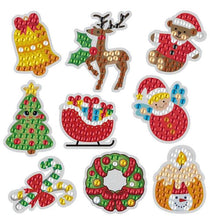 Load image into Gallery viewer, Diamond Painting - Kerst Stickers - Diamond Paradijs
