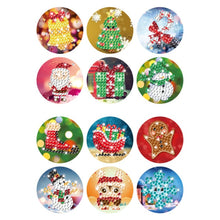 Load image into Gallery viewer, Diamond Painting - Kerst Stickers - Diamond Paradijs
