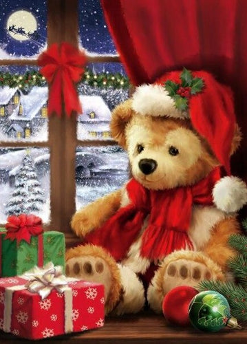 Diamond Painting - Kerstbeer - Diamond Paradijs