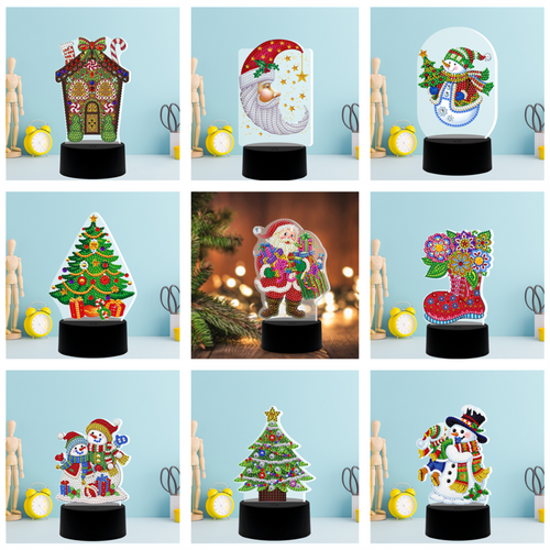Diamond Painting - Kerstlampjes - Diamond Paradijs