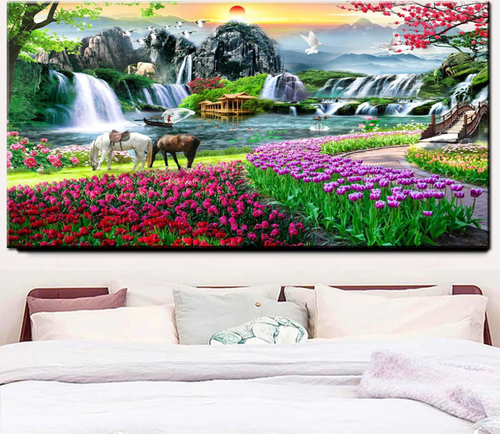 Diamond Painting - Landschap - Groot Formaat