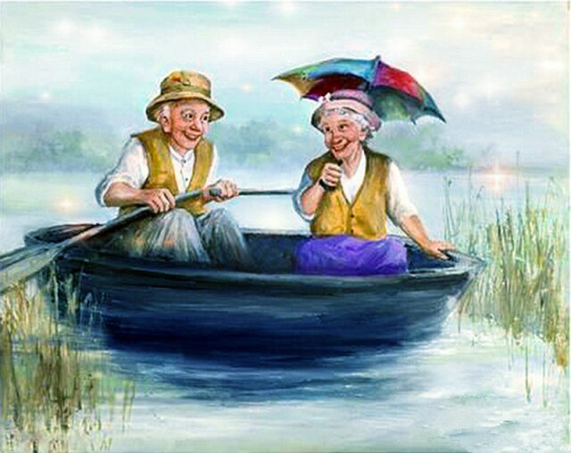 Diamond Painting - Oma & Opa - Diamond Paradijs