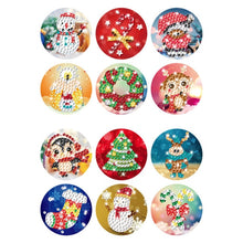 Load image into Gallery viewer, Diamond Painting - Kerst Stickers - Diamond Paradijs
