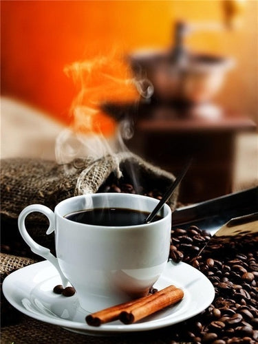 Diamond Painting - Warme Koffie - Diamond Paradijs