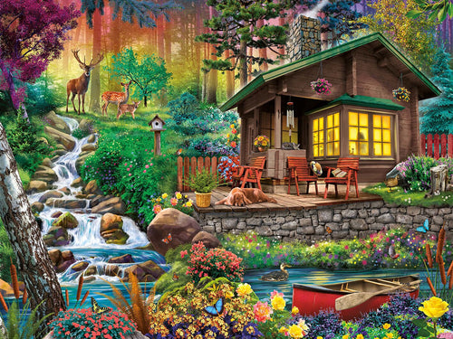 Diamond Painting - Huis in het Bos
