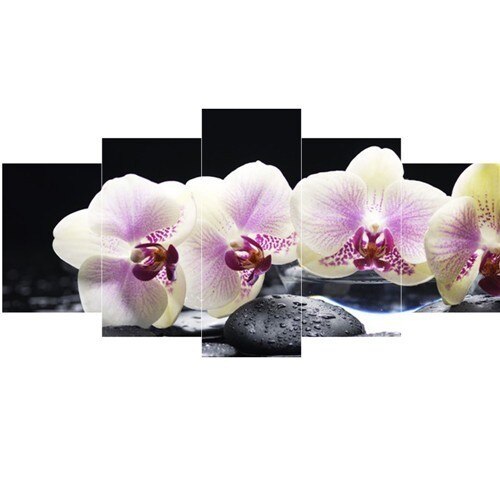 Diamond Painting - Orchideeen - 5 luik