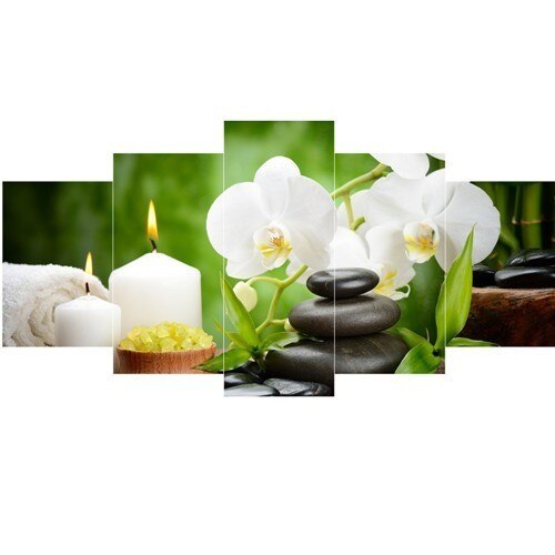Diamond Painting - Witte Orchidee - 5 Luik