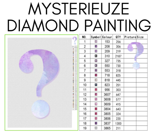 Diamond Painting - Mysterieuze Diamond Painting Cartoons