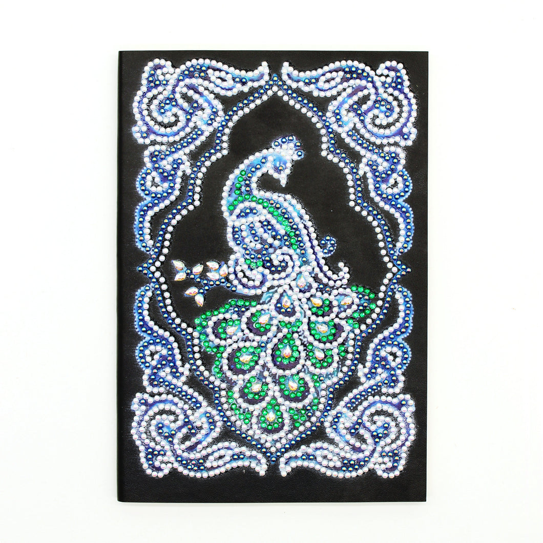 Diamond Painting Notitieboek - Zwaan met Barok