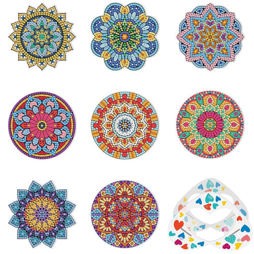 Diamond Painting - Mandala Onderzetters