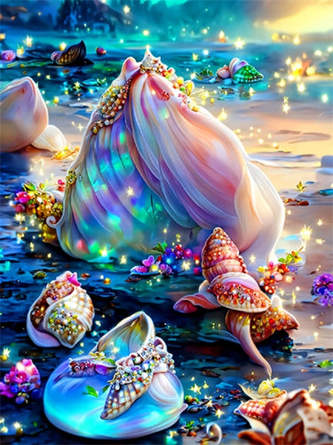 Diamond Painting - Glinsterende Schelpen