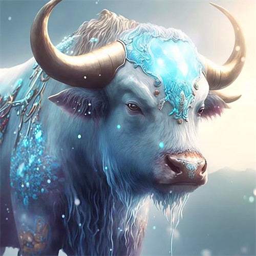 Diamond Painting - Fantasie Buffel