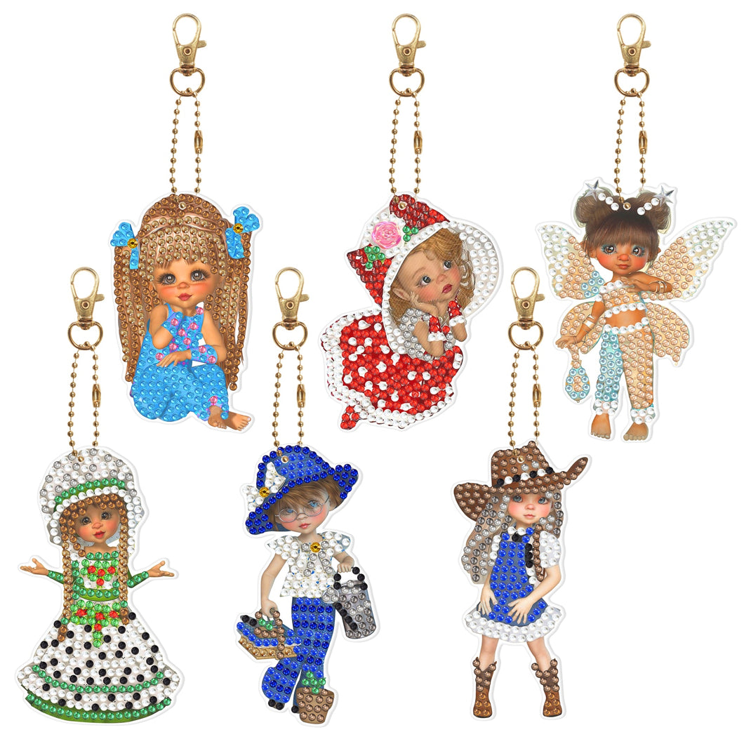 Diamond Painting - Kinderen Sleutelhangers