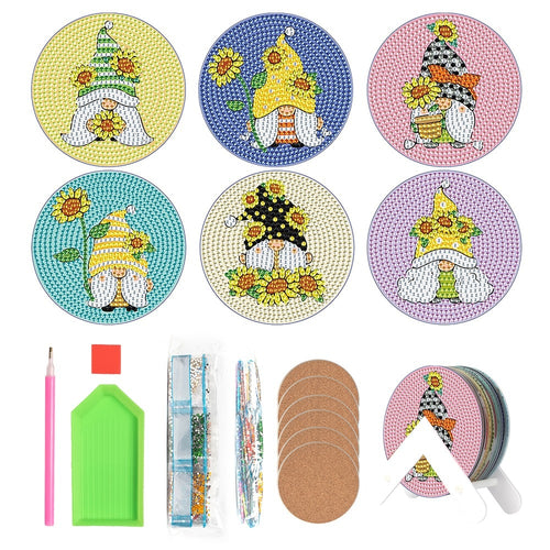 Diamond Painting - Kabouter Onderzetters